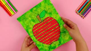 Quick and Easy Apple Art Idea [upl. by Tenrag678]