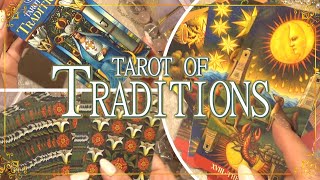 【Tarot of Traditions 】The colorful Rider Tarot [upl. by Galvan304]