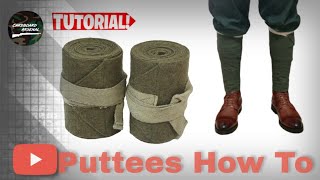 Diy puttees  how to make puttees [upl. by Drawe522]