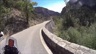 Route Napoleon  Gorge du Verdon  MotoFringuello [upl. by Hellah]