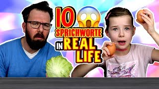 10 Sprichwörter im REAL LIFE 😂 An der Nase herumführen Lulu amp Leon  Family and Fun [upl. by Chas76]