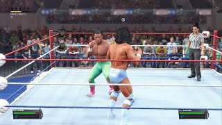 WWE 2K23WrestleFest 5 Tito Santana vs Rick Martel [upl. by Udall]