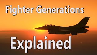 Evolution of Fighter Jets  Koala Explains Fighter Generations and their Differences [upl. by Felt]