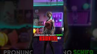 La pronuncia inglese di RESIDENT EVIL inglese videogiochi residentevil [upl. by Ajnek]