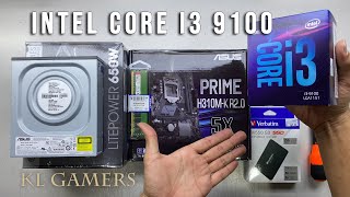 intel Core i3 9100 ASUS PRIME H310MK R20 8GB DDR4 Verbatim 256GB Cooler Master Elite 361 Desktop [upl. by Retrak]