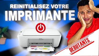 COMMENT RÉINITIALISER SON IMPRIMANTE HP  COURS INFORMATIQUE DÉBUTANT SÉNIOR [upl. by Anhpad]