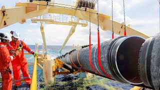 The Crazy Process of Installing Billion  Pipelines Deep Under the Ocean [upl. by Marylynne]