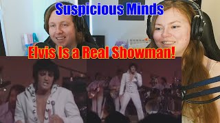 Couple First Reaction To  Elvis Presley Suspicious Minds Live [upl. by Brebner363]