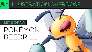 Lets Draw Pokemon 015  Beedrill [upl. by Piane]