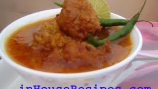 Ghiya Kofta Curry wwwinHouseRecipescom [upl. by Morlee640]