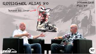 2012 Rossignol Alias 80 Ski Boot Review [upl. by Nedmac703]