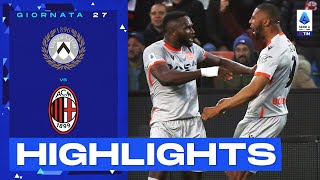 UdineseMilan 31  Colpaccio friulano alla Dacia Arena Gol e Highlights  Serie A TIM 202223 [upl. by Ahsitul]