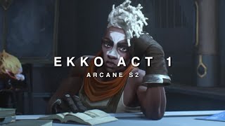 Ekko Season 2 Act 1 Scenes for Editing  ARCANE [upl. by Eecyac638]