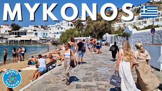 Mykonos Greece 4K Walking Tour  Exploring the Charm of Greeces Iconic Island [upl. by Ailalue539]