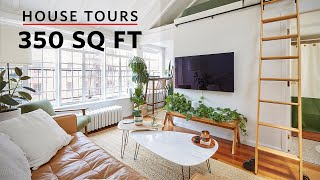 House Tours A 3350 Lofted Studio in NYCs Greenwich Village [upl. by Odlaumor464]