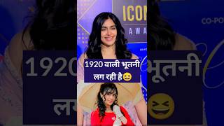 Adah Sharma Look Like Scary In Gold Iconic Award [upl. by Alyhs]