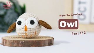 011  Amigurumi Owl 12  Crochet Animals  Free Pattern  Amivui Studio [upl. by Annor]