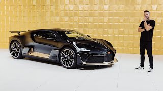 over €8000000 Million Bugatti Divo in Black and Gold brutal W16 sound  The Supercar Diaries [upl. by Lazos]