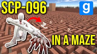 SURVIVING SCP096 IN MAZE gmod nextbot [upl. by Cal]