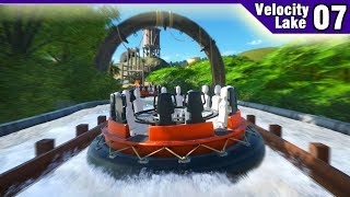 Velocity Lake ep 7  ADVENTURE RAPIDS are completed  Planet Coaster [upl. by Rie]