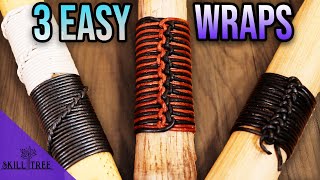 Leather Wrapping  3 Easy Techniques [upl. by Pauiie]