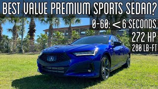 2022 Acura TLX ASpec TEST DRIVEFULL REVIEW [upl. by Peter20]