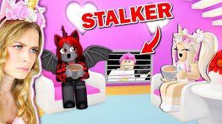 We CAUGHT Our STALKER Living UNDER My House In Adopt Me Roblox [upl. by Attenreb]