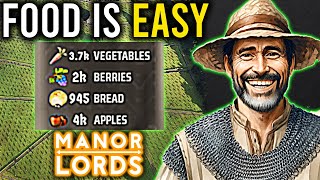 Manor Lords Efficient Farming amp Food Guide [upl. by Matias]