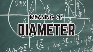 What is the meaning of Diameter [upl. by Turnbull]