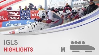 Melbardis secures the 4Man bobsleigh World Cup  FIBT Official [upl. by Annemarie]