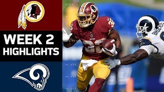 Redskins vs Rams  NFL Week 2 Game Highlights [upl. by Atinnor]