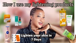 How to use your lightening body lotionhow to lighten skin properlytips to lighten skin effectively [upl. by Trojan]