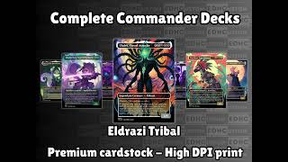 Commander Deck Selection fanmade chibi cute mtg anime [upl. by Nerek]