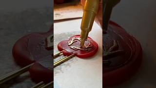 Wax Seal Clip 💌 asmr journaling waxseal diary journal scrabooking diy cozy [upl. by Gamali441]