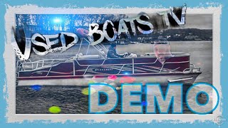 2012 PlayCraft 27 Tri Toon 300 Verado On Water Demo PowerToon Racing Pontoon Boat [upl. by Felt]