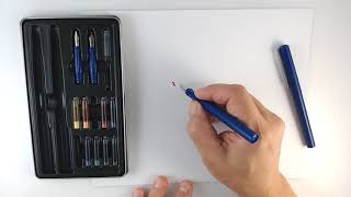 Royal amp Langnickel Calligraphy Pens Tutorial [upl. by Lemcke314]