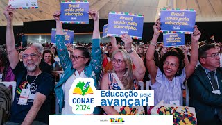 Conae 2024  Encerramento da conferência nacional [upl. by Nnael]