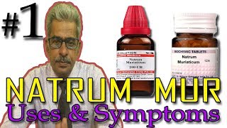 Natrum Mur in Hindi Part 1  Uses amp Symptoms in Homeopathy by Dr PS Tiwari [upl. by Eidod]