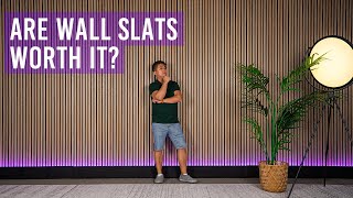 Are Wood Slat Wall Panels Worth It [upl. by Engvall492]