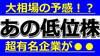 大化けの予感！？超有名企業が●●してる企業と！？ [upl. by Anderson668]