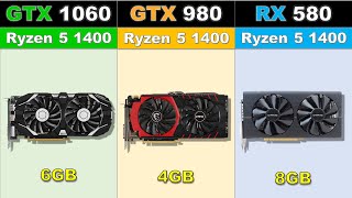 GTX 1060 vs GTX 980 vs RX 580 Latest Games 2019 Benchmarks 1080p [upl. by Kiel550]