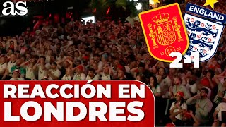 FINAL EUROCOPA  Reacción de los INGLESES al partido  ESPAÑA vs INGLATERRA [upl. by Kinney]