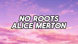 No Roots Alice Merton Lyrics [upl. by Akinas]