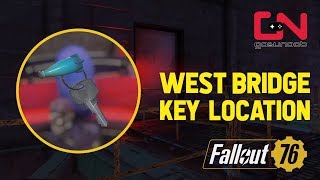 Fallout 76  West Bridge Key Location [upl. by Gagnon]