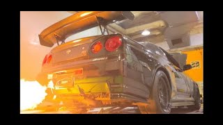 Heng’s Garage R34 VSpecII new tune 566whp [upl. by Jannel296]