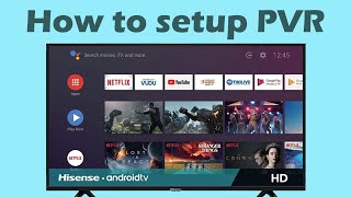 How to setup PVR on Hisense TV Smart TV UK [upl. by Shea]