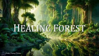 HEALING FOREST AMBIENCE  852Hz  639Hz  417Hz  Awaken Intuition Attract Love Release Negativity [upl. by Lebama759]