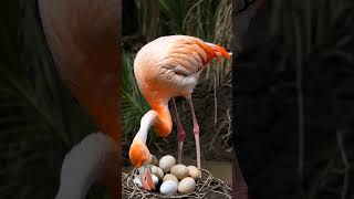 Motherly Instinct  Stork Watching Over Its Nest birds ai aiartwork birdsounds forest oiseau [upl. by Eisset]