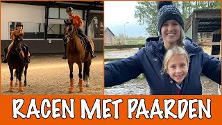 GENIAAL PAARDENSPEL MET LIZZIE EVE amp GEORGE  PaardenpraatTV [upl. by Reffotsirhc871]