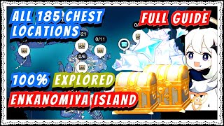 All 185 Chest In Enkanomiya  ALL CHEST ROUTE LOCATIONS  100 Exploration  Genshin Impact 24 [upl. by Yrtua]